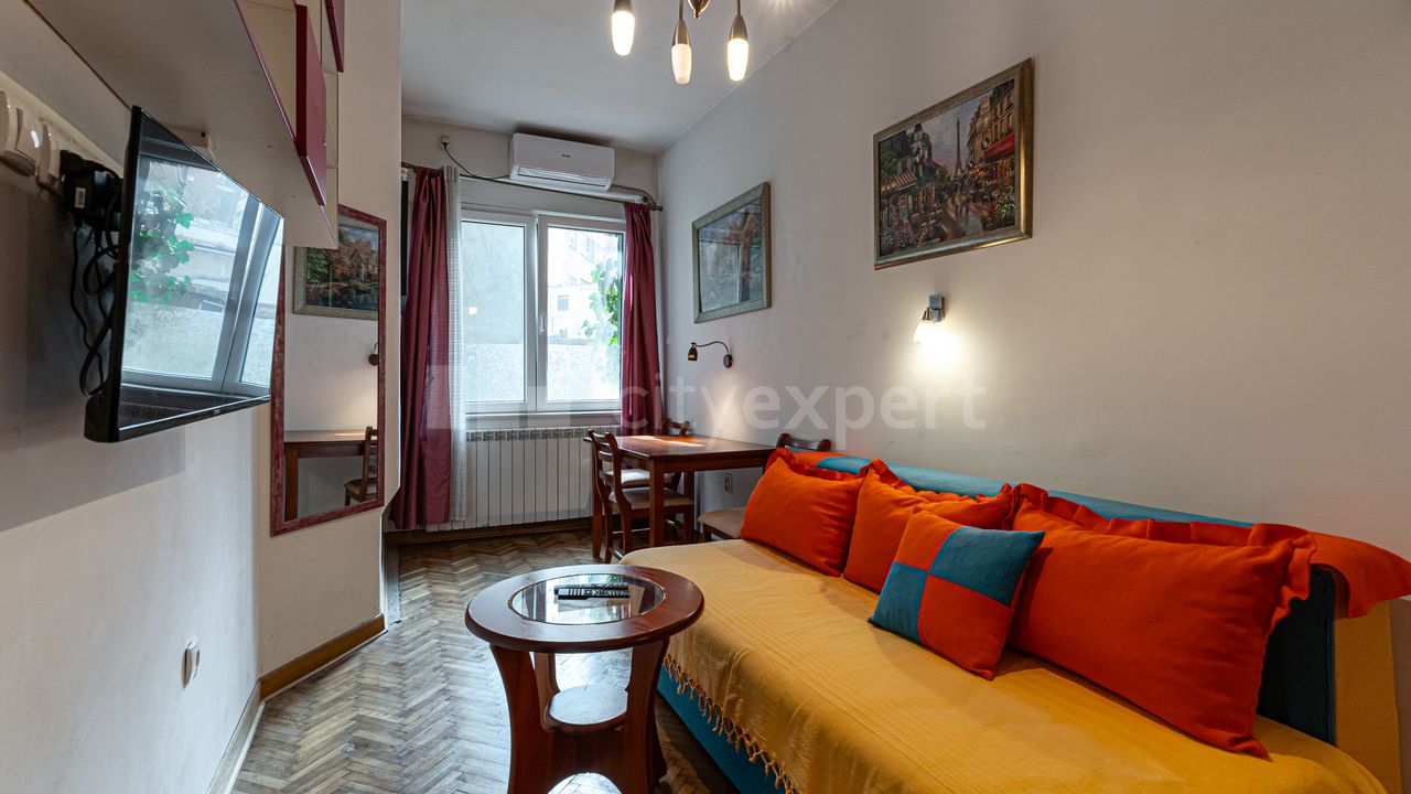 1.0 stan za izdavanje — Makenzijeva, Slavija, Vračar, 30m², 500€